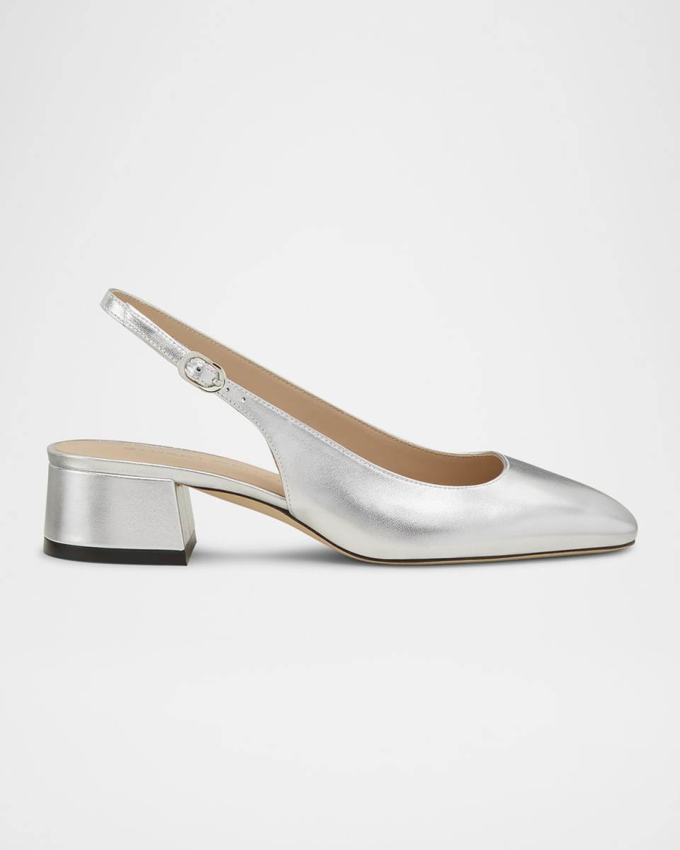 Maeve Metallic Slingback Ballerina Pumps